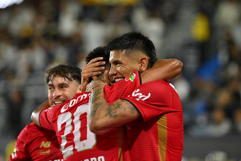 Toluca en festejo de gol, durante la Campeones Cup ante LA Galaxy - Foto: Imago7