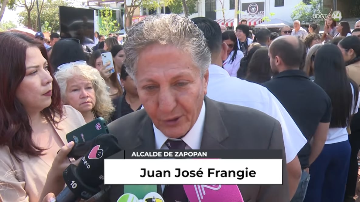 El presidente municipal de Zapopan, Juan José Frangie. Foto: Captura de pantalla Canal 44