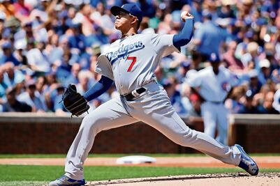 Cubs, sin piedad de Julio Urías