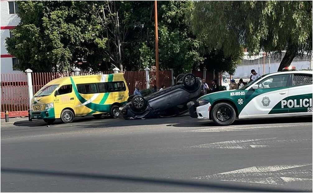 Volcadura. Foto: Especial