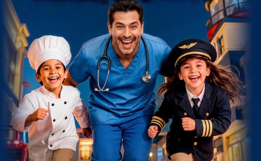 Podrás ser parte de la ciudad interactiva de KidZania este verano y acompañar a tus peques en la aventura. Foto: Cortesía KidZania