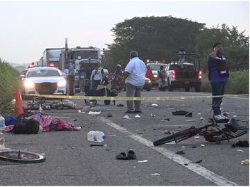 Ya suman 3 migrantes muertos por atropellamiento masivo en Oaxaca; hay un detenido