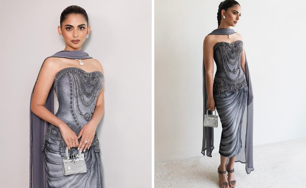 Isha Ambani durante la Semana de Alta Costura en Paris. Foto: Instagram @andrewmukamal