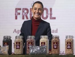 Sheinbaum promueve los “frijoles Bienestar”; invita a la Feria Nacional del Frijol