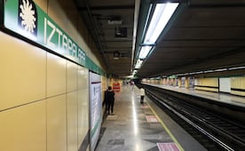 Línea 8 del Metro reanuda su servicio; había sido suspendido para rescatar a una persona que cayó a las vías