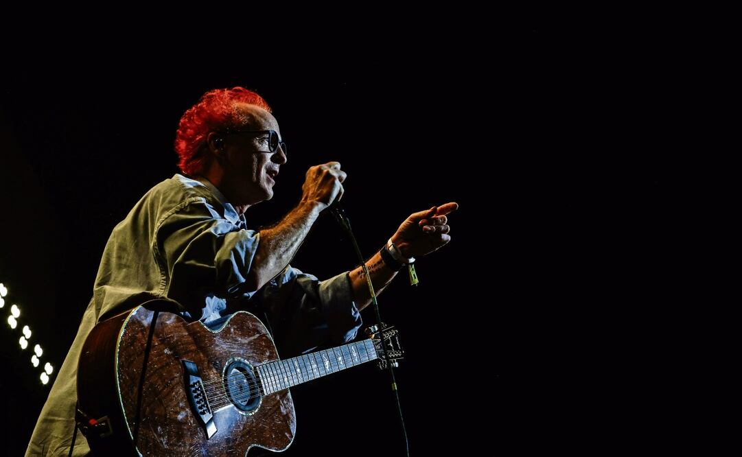 Fran Healy, vocalista del grupo escocés, emocionó con éxitos como “Sing ”. Foto: Gabriel Pano / EL UNIVERSAL