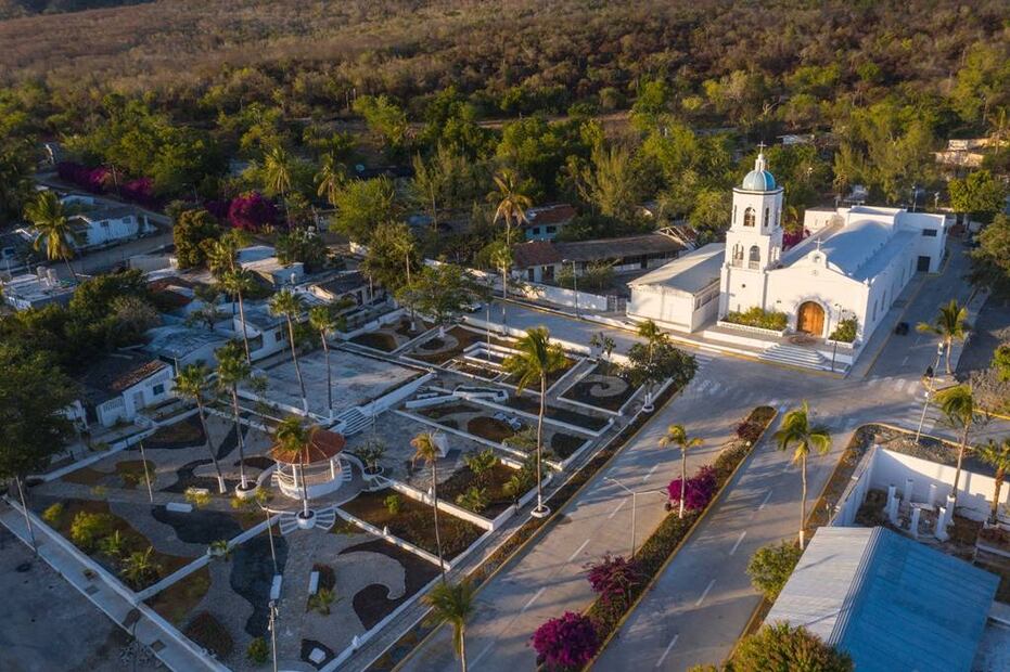 Plaza principal de las Islas Marías