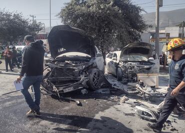 Menor de edad provoca carambola en Nuevo León: hay seis lesionados