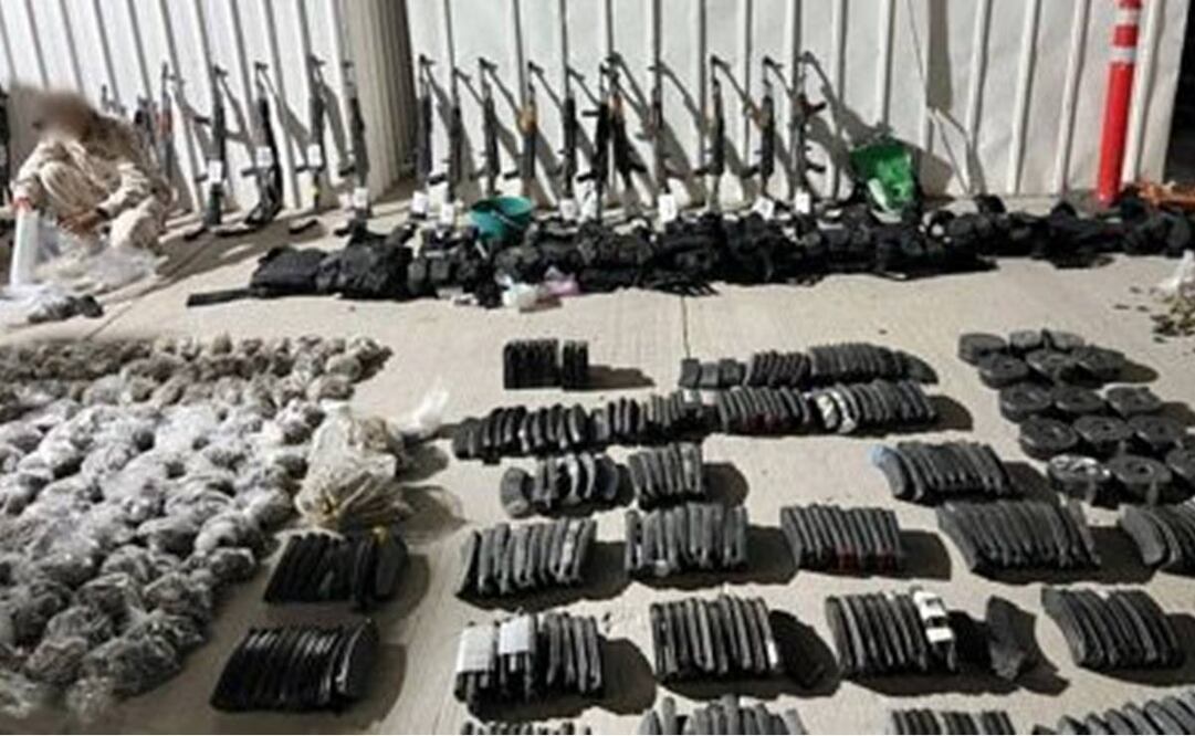 Vinculan a proceso a 20 personas por portación de armas de fuego de uso exclusivo de las Fuerzas Armadas. Foto: FGR