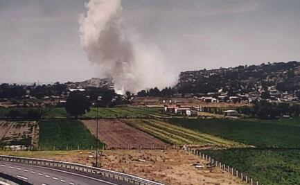 Explosión deja dos heridos en Tultepec