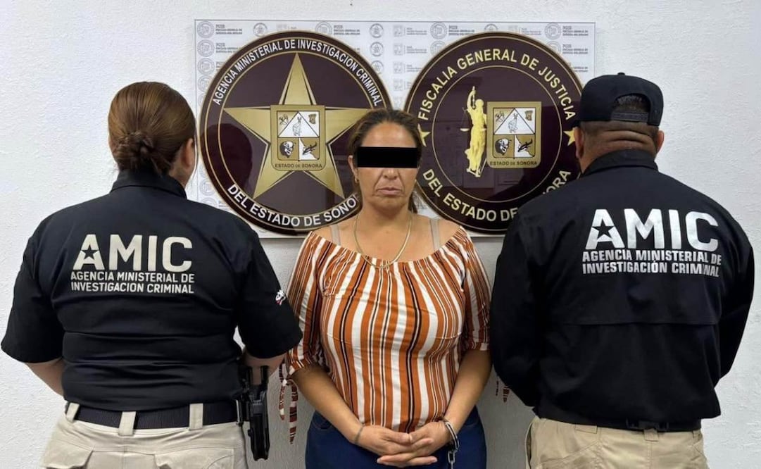Detienen a Mariana Fernández en Sonora (15/06/2025). Foto: Especial