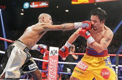 Mayweather sale del retiro para enfrentar a Pacquiao