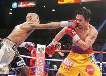 Mayweather sale del retiro para enfrentar a Pacquiao