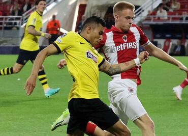 Orbelín Pineda y Rodolfo Pizarro en peligro con el AEK Atenas, caen ante Antwerp