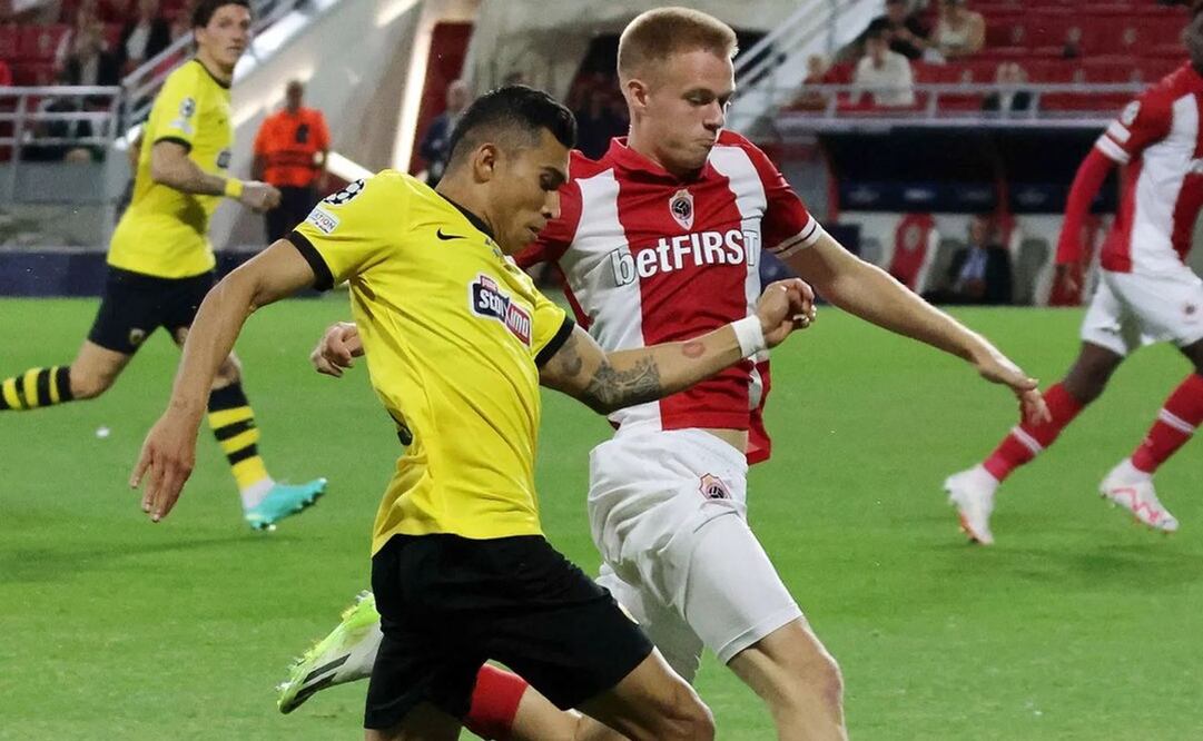 Orbelín Pineda en partido con el AEK Atenas - Foto: @aekglobe en Instagram