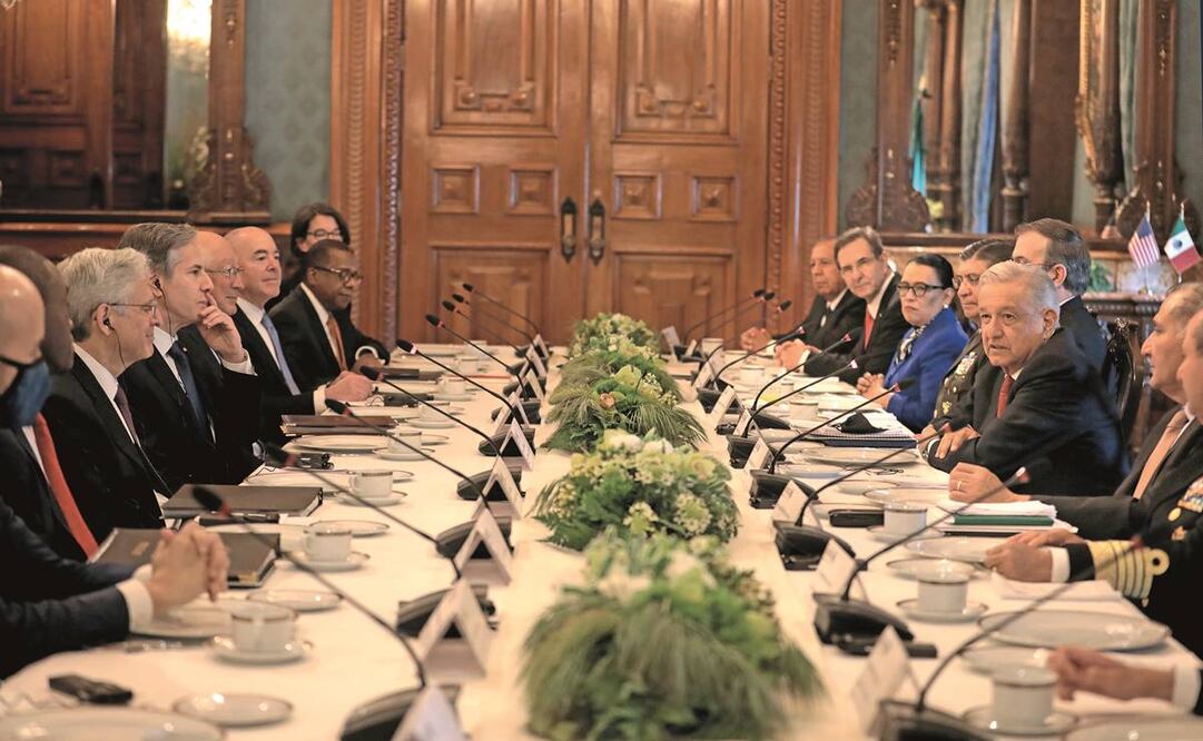 En el marco del Diálogo de Alto Nivel de Seguridad con representantes de Estados Unidos, el presidente Andrés Manuel López Obrador destacó que “sería inconcebible y muy lamentable que no nos entendiéramos”. Foto: Presidencia.