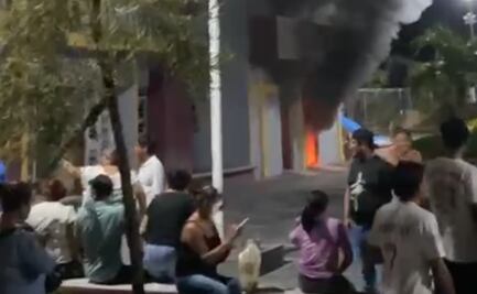 Pobladores queman palacio municipal de Tuxtilla; morenistas denuncian irregularidades en la elección