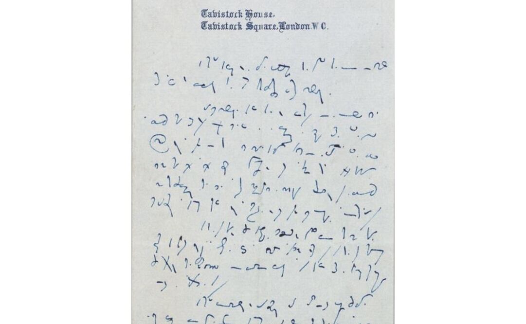 Carta Tavistock, escrita por Charles Dickens en 1859. Imagen: dickenscode.org