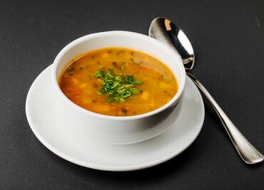 Cocina sopa de hule de Aguascalientes