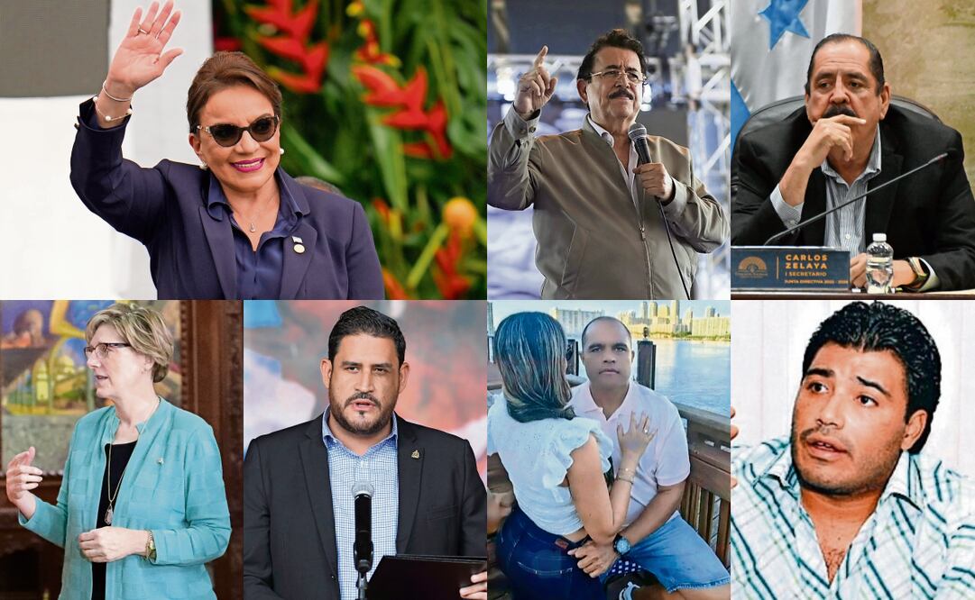 Involucrados en el escandalo de narcovideo y reacción . Fotos: Gustavo Amador / EFE, Orlando Serra / AFP. Fernando Vergara / AP , Especial y Especial In9ch Crime