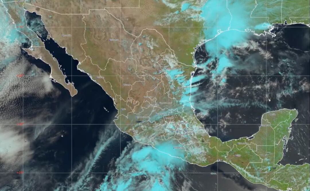 Un sistema de baja presión en el Pacífico podría evolucionar en los próximos días, Foto: Captura de pantalla