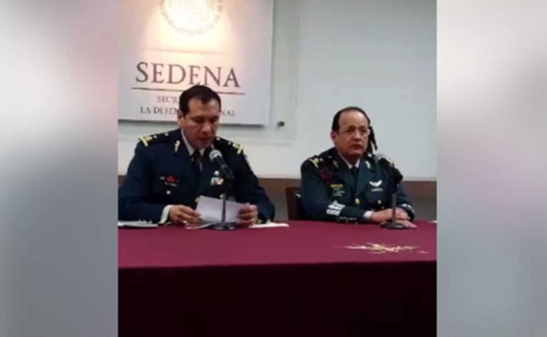 Captura de pantalla de la conferencia de prensa en la transmisión de EL UNIVERSAL