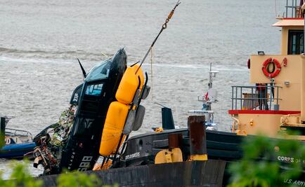 Helicóptero aterriza de emergencia sobre el río Hudson en Nueva York