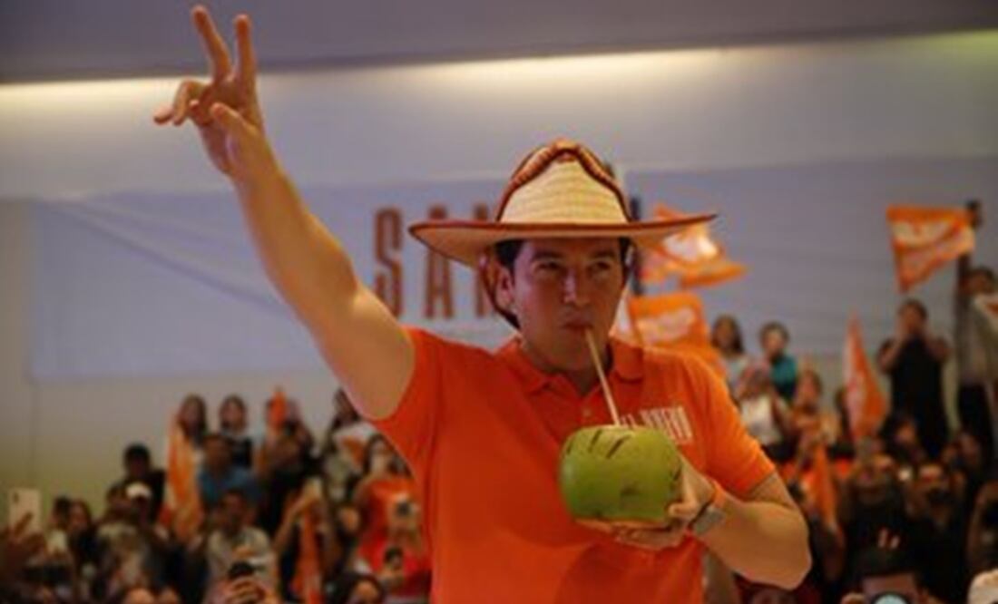 Samuel García, precandidato presidencial por Movimiento Ciudadano. Foto: X @samuel_garcias