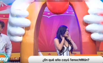 Modelo de polémico video sufre con la historia de México