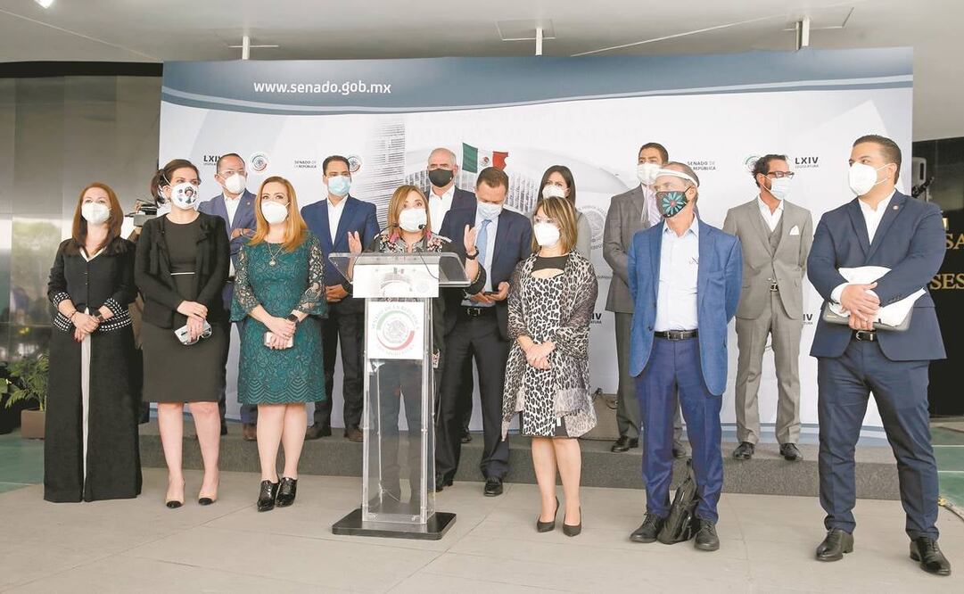 Legisladores de Acción Nacional dijeron que diseñarán la ruta judicial y electo ra l para acusar a David León y al hermano de AMLO, tras entrega de dinero. Foto: ARCHIVO EL UNIVERSAL