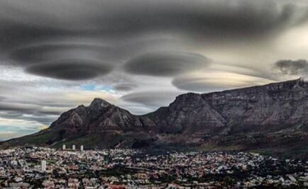 Nubes en forma de “ovni” invadieron Sudáfrica
