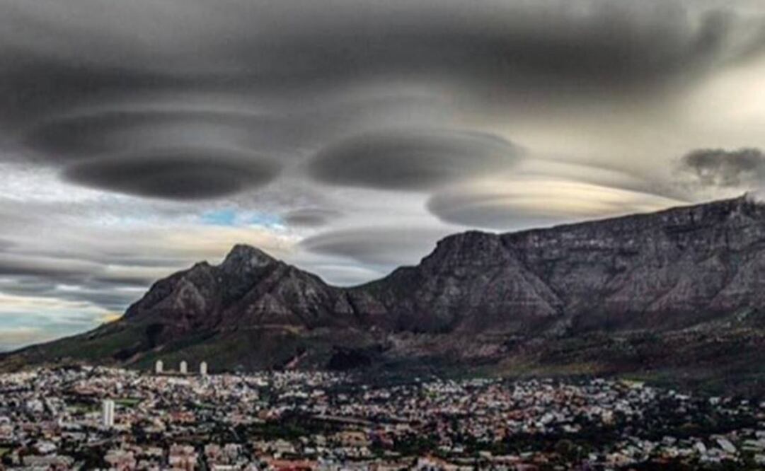 Los internautas compartieron las imágenes en Instagram y utilizaron los hashtag #ufoclouds. Foto: Tomada de Instagram