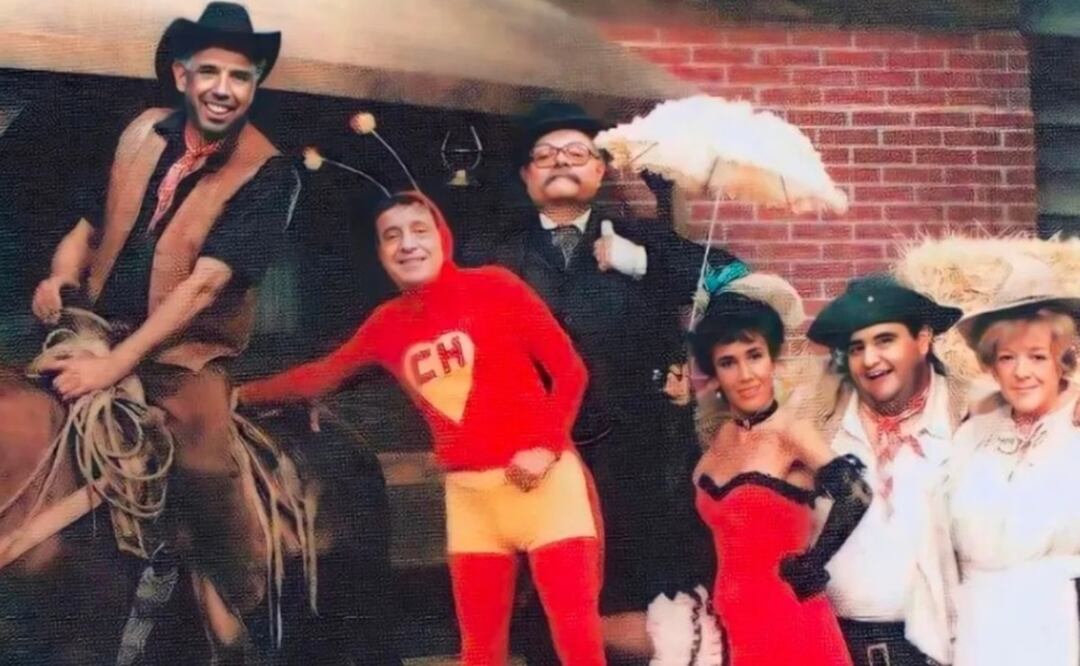 Florinda Meza enaltece con esta foto la amistad que existió entre el elenco de "Chespirito".