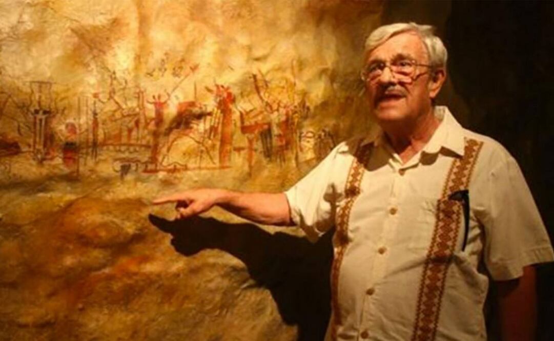 Breen Murray es autor del libro “Arte Rupestre en Nuevo León. Numeración Prehistórica”, publicado en 1987. (FOTO: INAH)