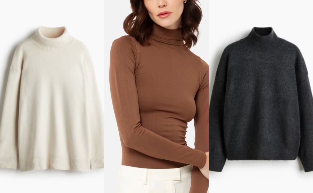 Calidez discreta para combinar con faldas, vestidos o pantalones de vestir.
 Foto: H&M, Ellaz