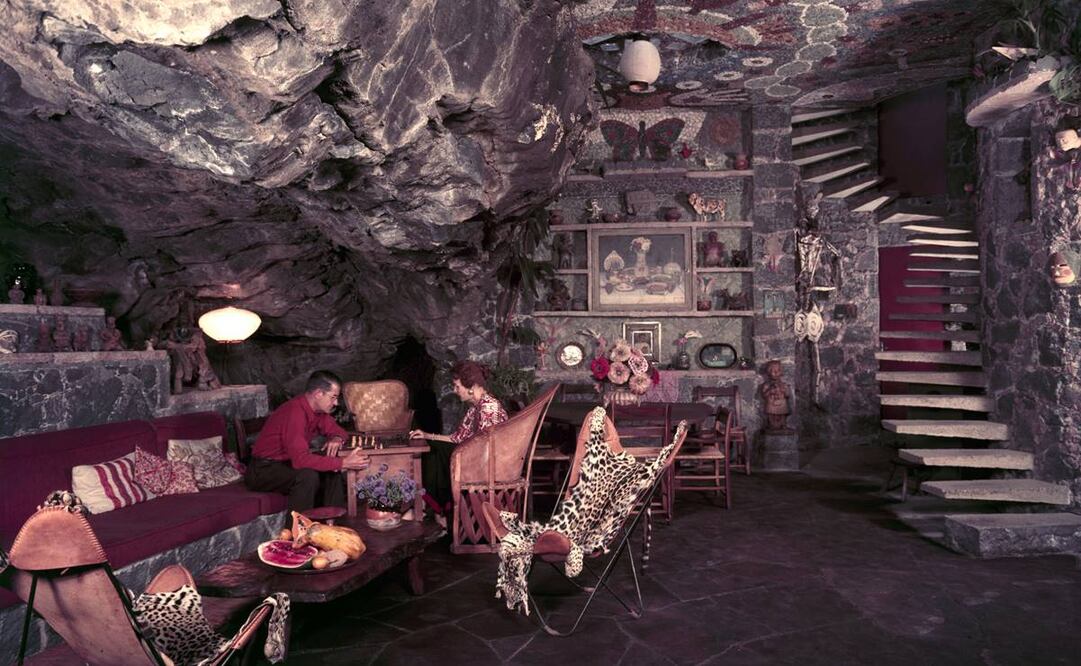 Los curadores destacan la adaptación de las estructuras naturales a la vida moderna en los trabajos de los mexicanos, como se puede ver en el Nido de Quetzalcóatl, ubicado en Naucalpan, de Javier Senosiain. Foto: Eliot Elisofon/The LIFE Picture Collecti