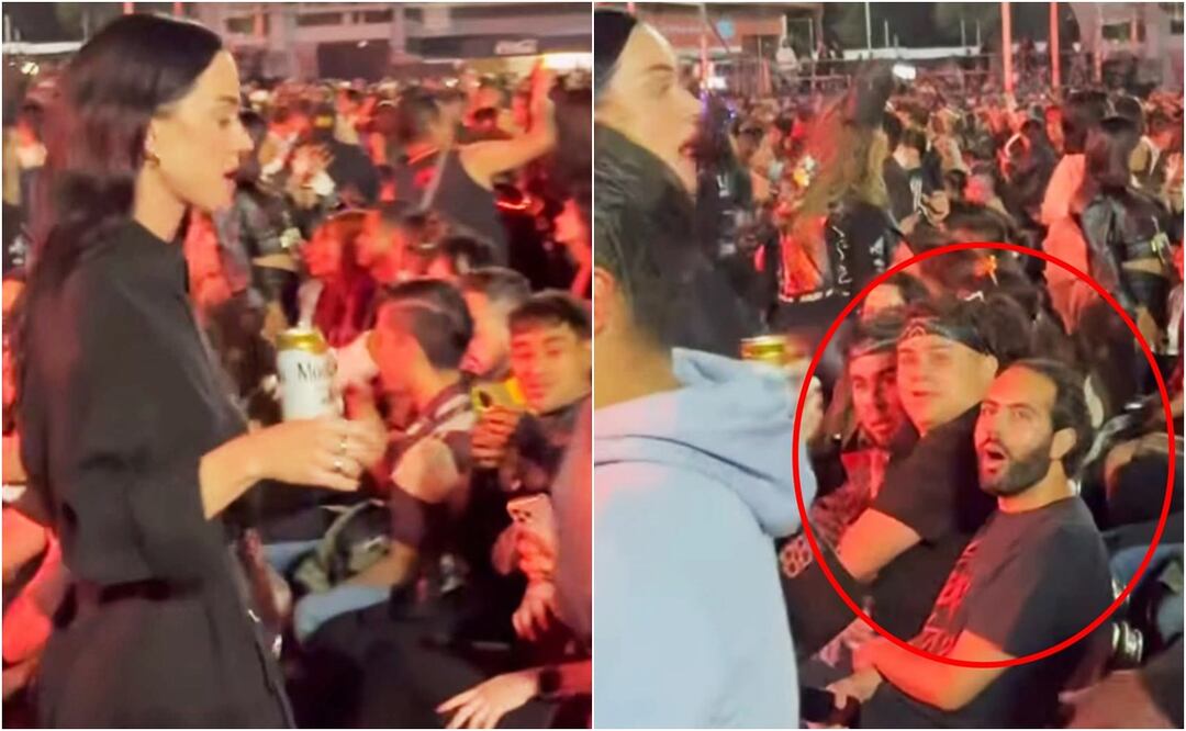 Katy Perry en el concierto de Lady Gaga en el Estadio GNP Seguros, ayer, domingo 27 de abril.
Fotos: X