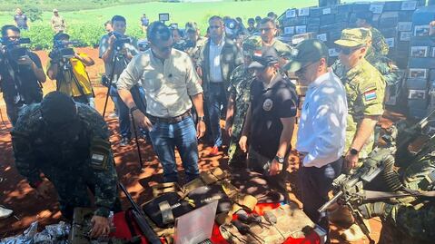 Dan golpe histórico contra el "Macho" en Paraguay; incautan en megaoperativo 57 toneladas de marihuana