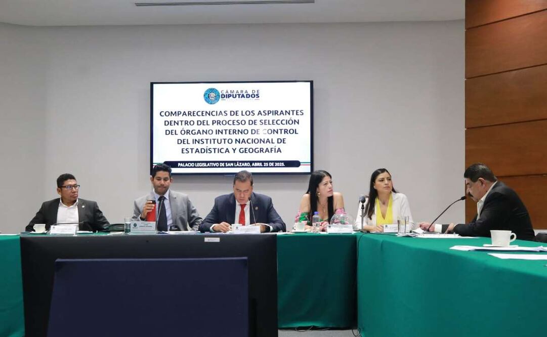 Diputados terminan entrevistas a candidatos a Contralor del Inegi. Foto: Especial