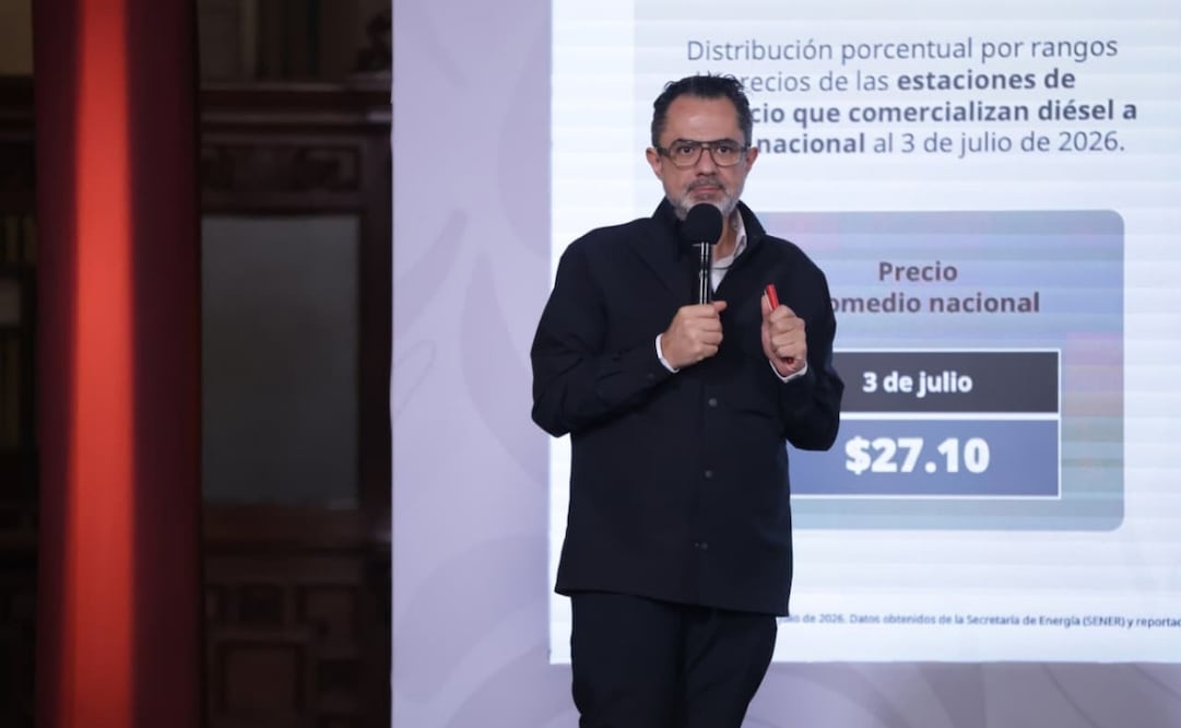 La Mañanera del Pueblo encabezada por la presidenta Claudia Sheinbaum Pardo en el Salón Tesorería de Palacio Nacional. Foto: Fernanda Rojas/EL UNIVERSAL