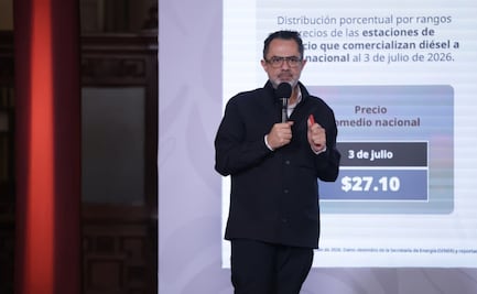 Profeco destaca precio del diésel en 27 pesos por litro; reporta cumplimiento en casi 80% de estaciones