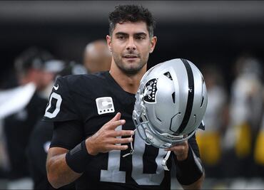 Jimmy Garoppolo, de los Raiders, suspendido por uso de sustancias que mejoran rendimiento