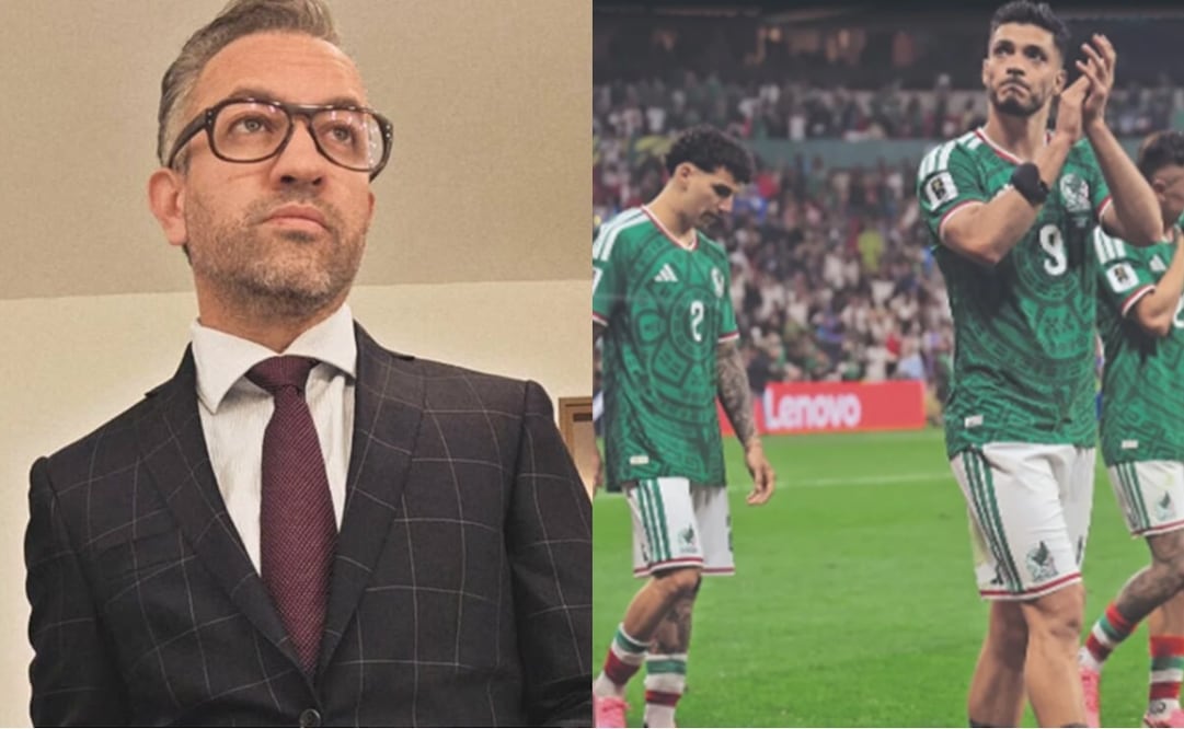 Chumel Torres envía emotivo mensaje al Tri tras la eliminación de México del Mundial 2026. Foto: Luis Camacho / EL UNIVERSAL y Redes