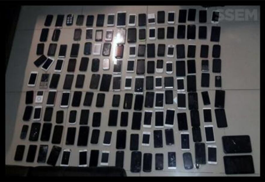 Cae hombre en Edomex con 150 celulares, al parecer, robados