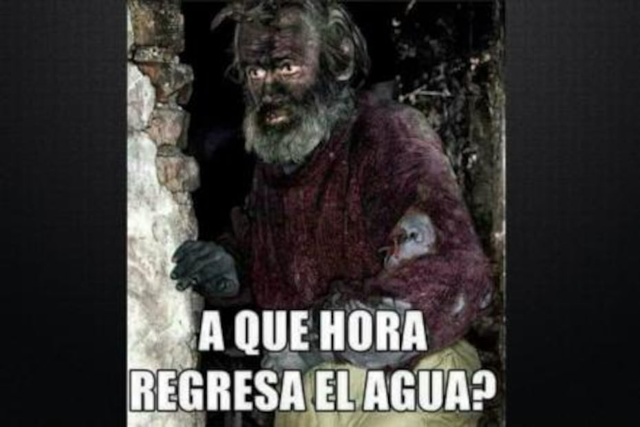 Faltará agua, pero no memes en Valle de México