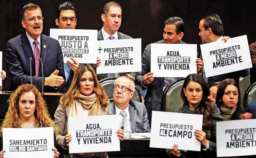 The opposition protested against the 2019 Budget - Photo: File Photo/EL UNIVERSAL