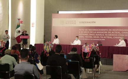 Estado mexicano ofrece disculpa pública a víctimas de Acteal, 22 años después