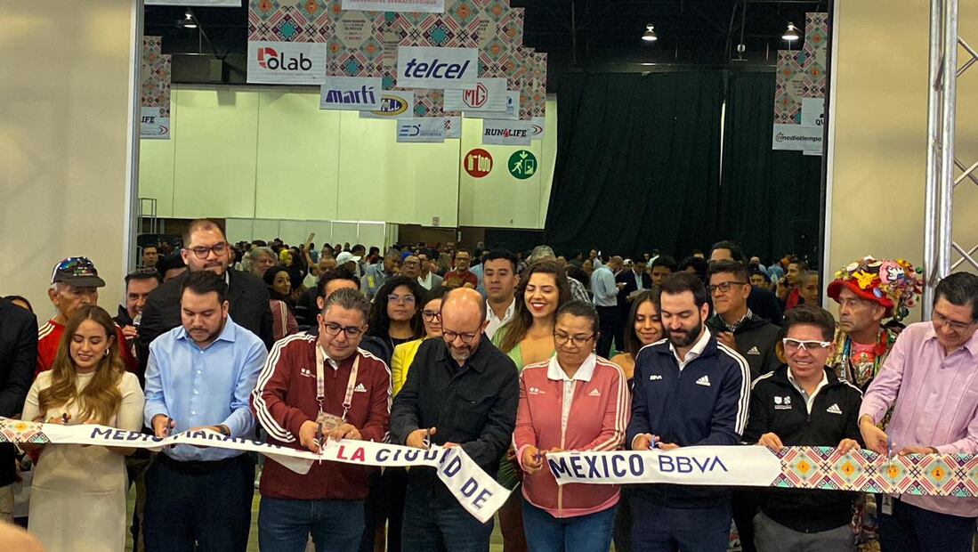 Inauguración de la Expo Medio Maratón - Foto: Especial