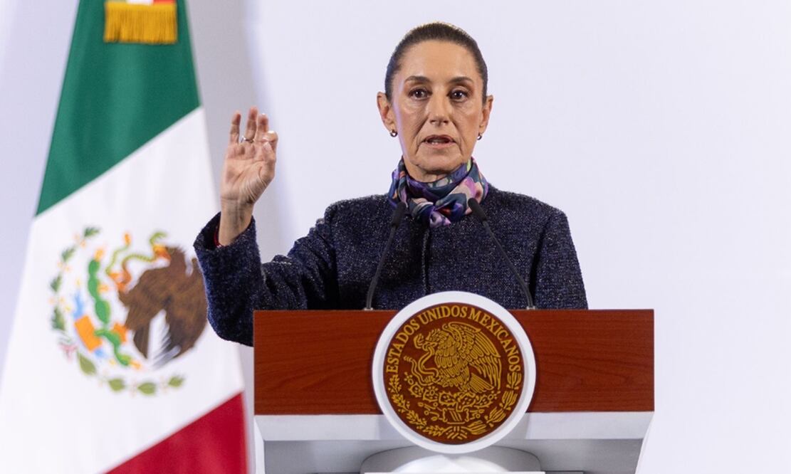 Claudia Sheinbaum Pardo dijo que la llamada telefónica con Donald Trump fue una conversación “muy amable”. Foto: Hugo Salvador/EL UNIVERSAL