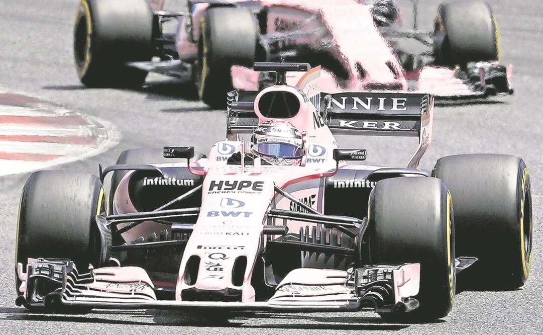 En Canadá los de Force India iniciaron su 'pique'. (ANDREU DALMAU. EFE)